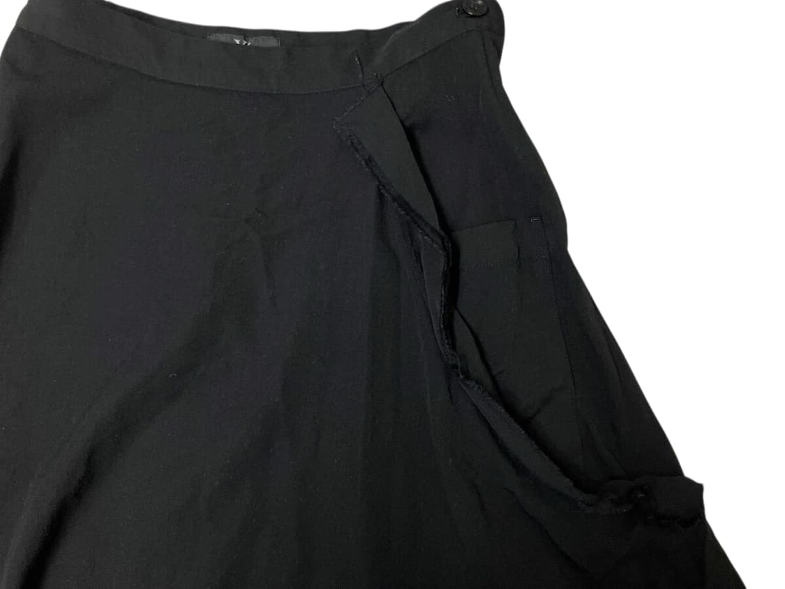 요지 야마모토 와이즈 비대칭 컷아웃 디자인 스커트 상품이미지3