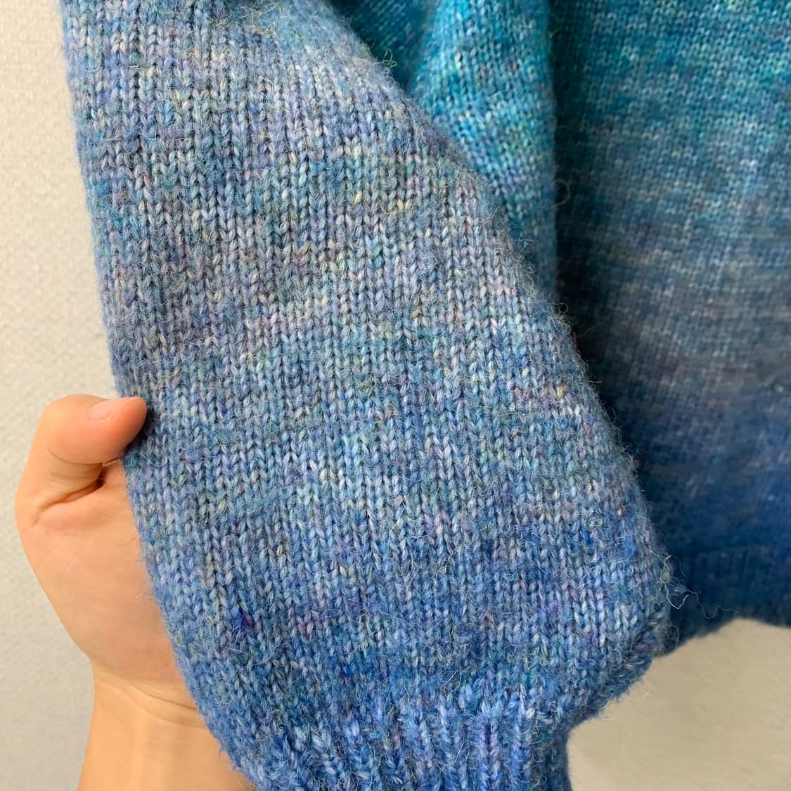 chocol raffine blue knit 블루 니트 상품이미지5