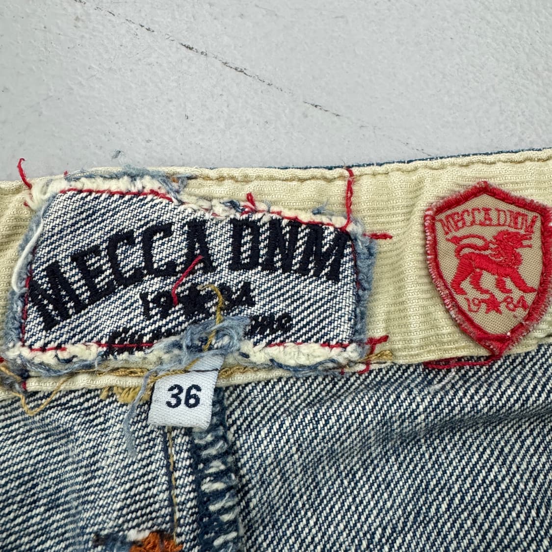 MECCA 메카 90s 올드스쿨 힙합 와이드 데님팬츠 상품이미지9