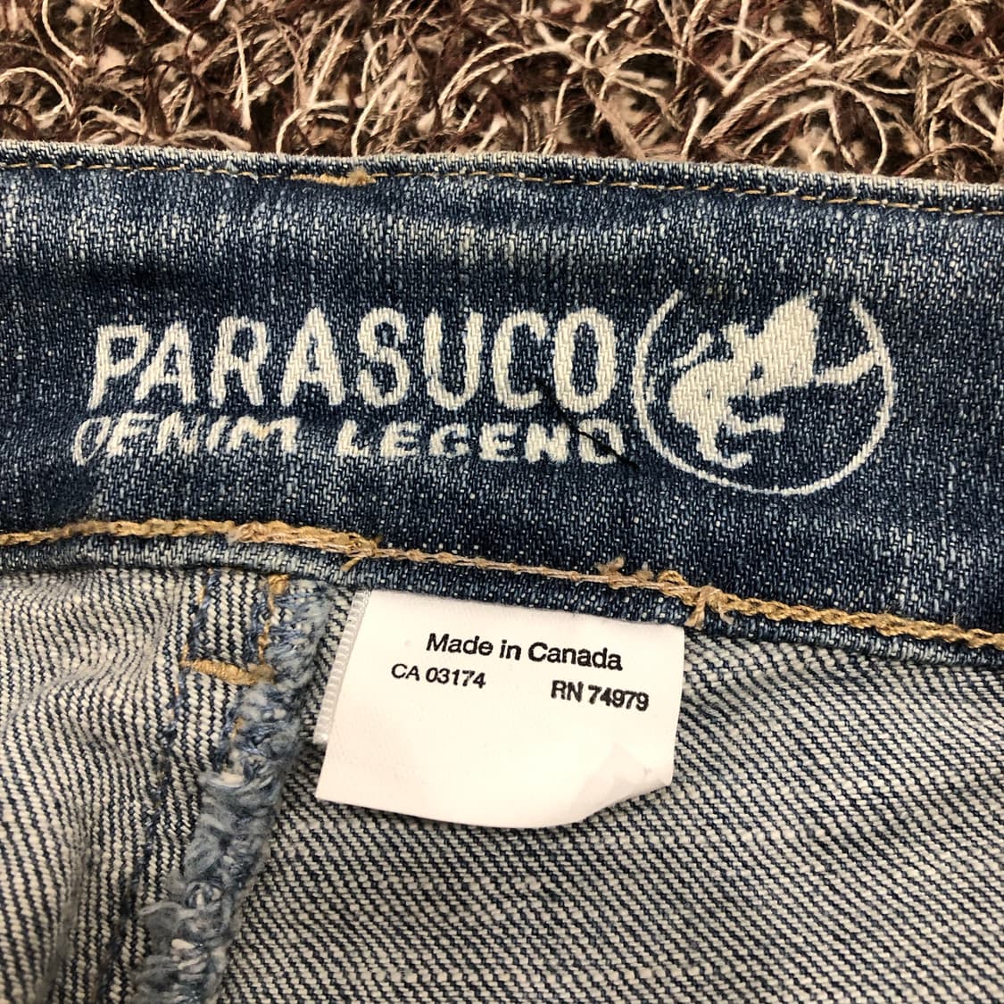 파라수코 워싱 부츠컷 데님 팬츠 상품이미지5