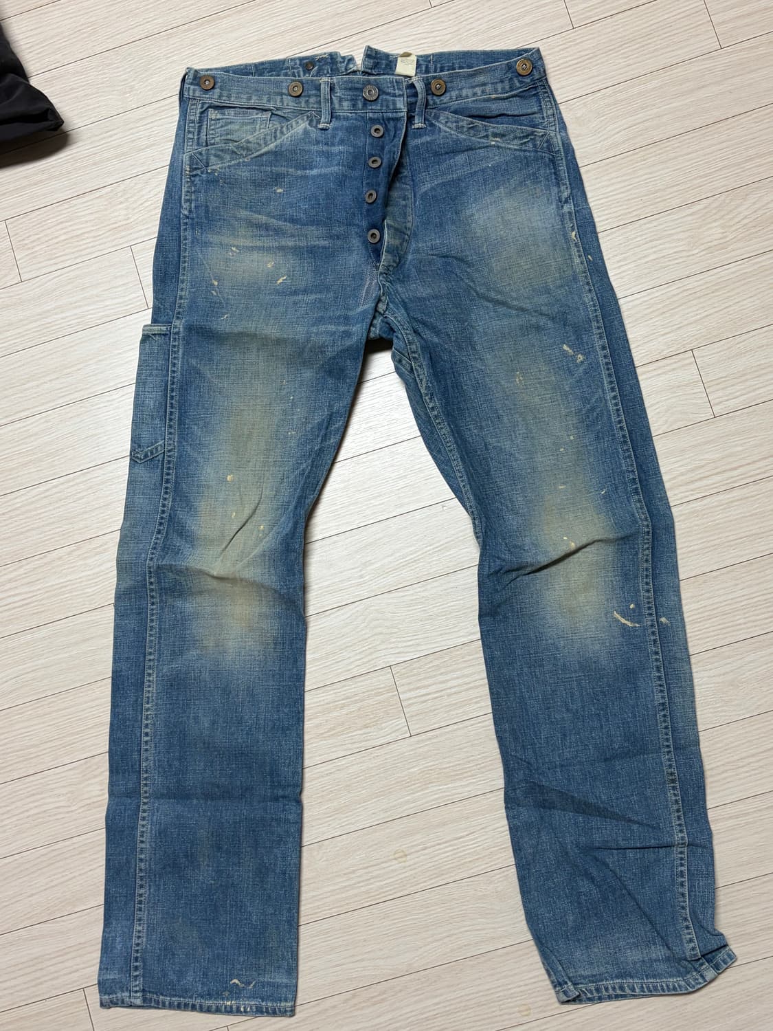 RRL 페인트 리페어 데님 팬츠 29사이즈 USA MADE  상품이미지1