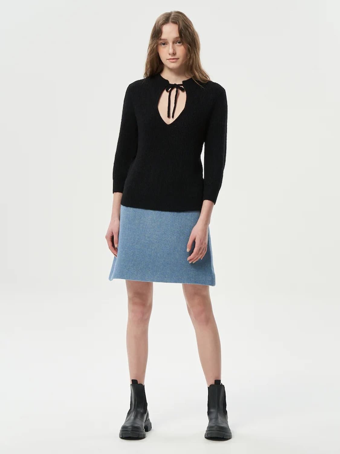 Soft Wool Short Sleeve Top 울 니트 001 상품이미지1