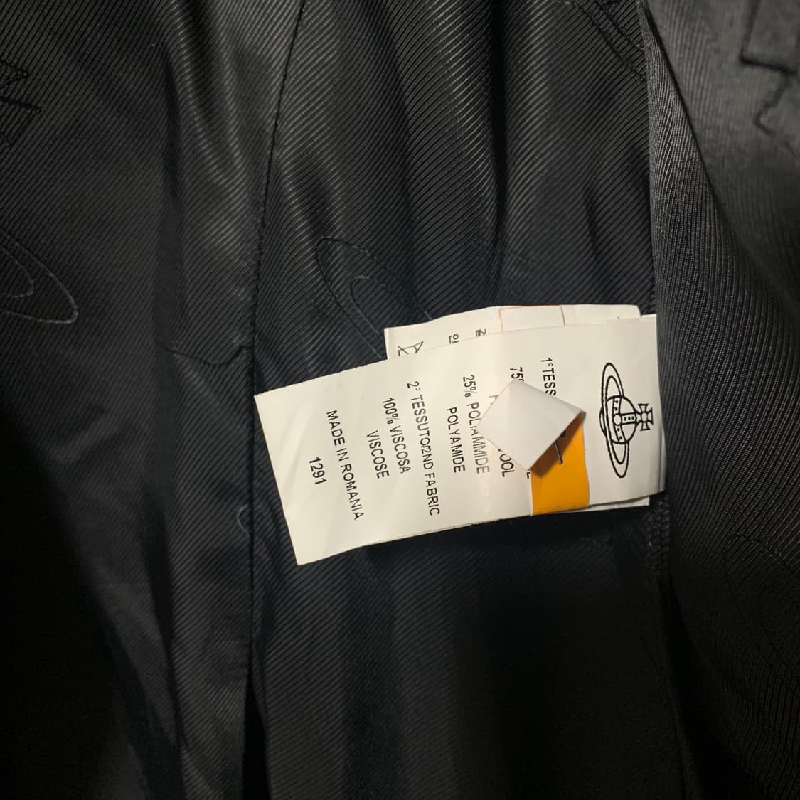 비비안 웨스트우드 블랙 울 코트 상품이미지9