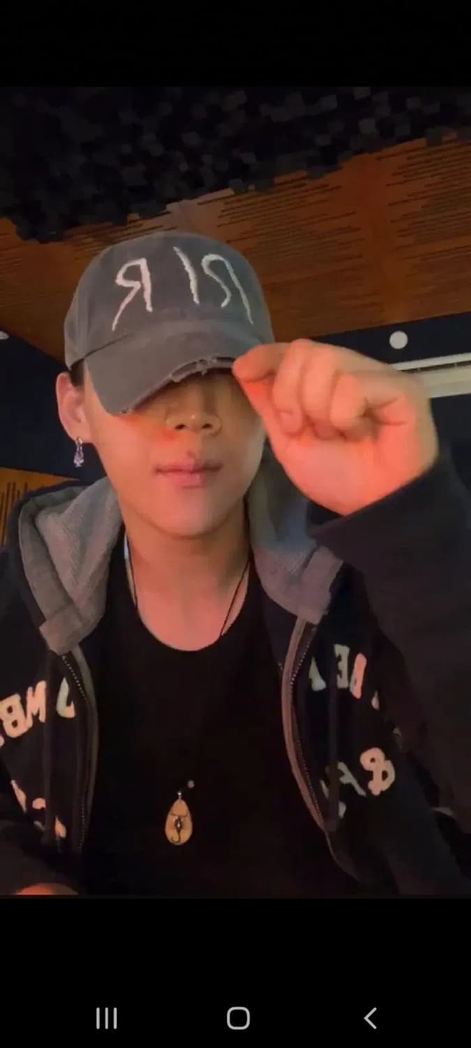 아베크롬비 xxl 양홍원 착용 후집 네이비 스펠아웃로고 상품이미지2