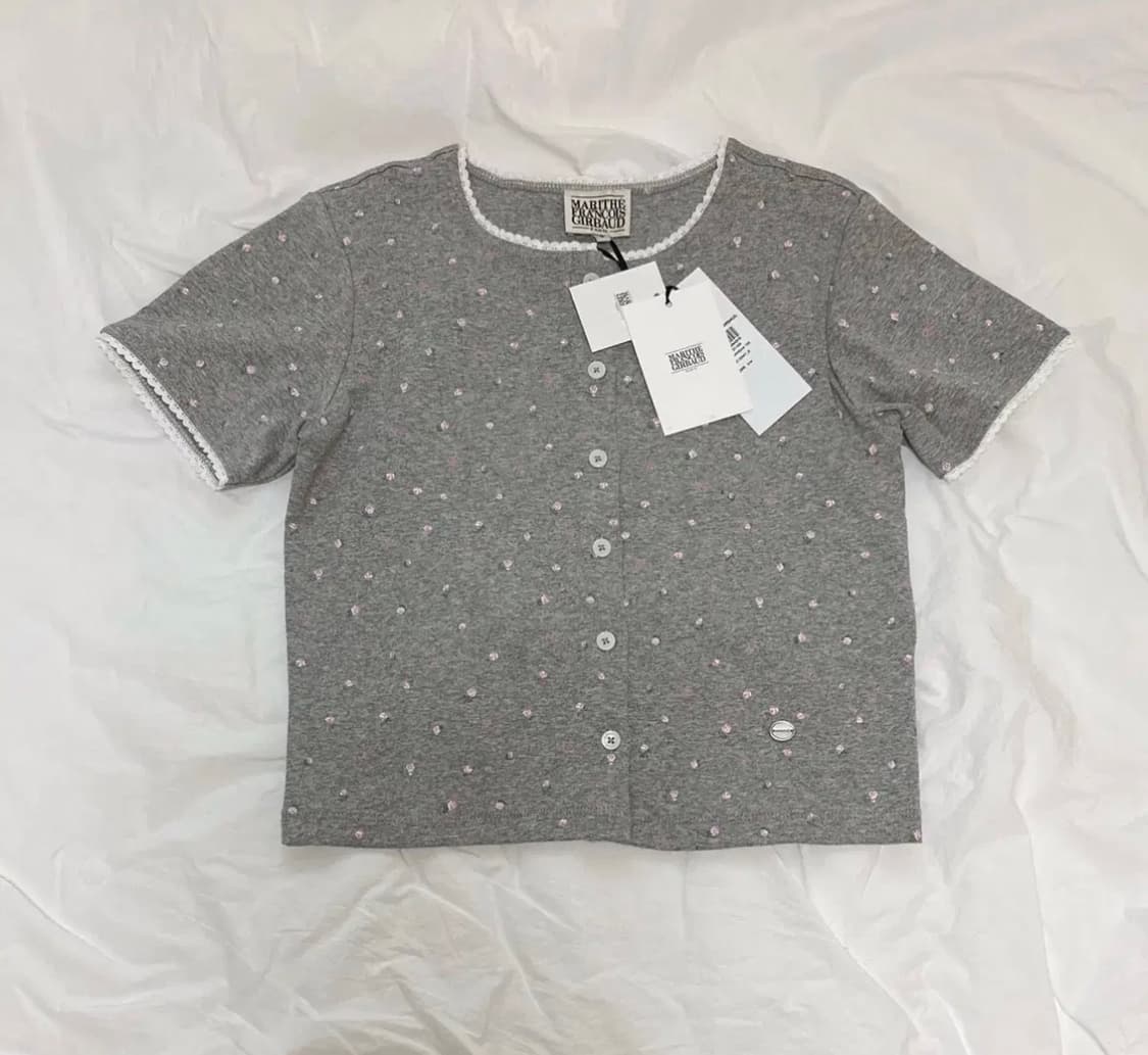 [미 시착 새 상품] 마리떼 플라워 가디건 s 상품이미지2