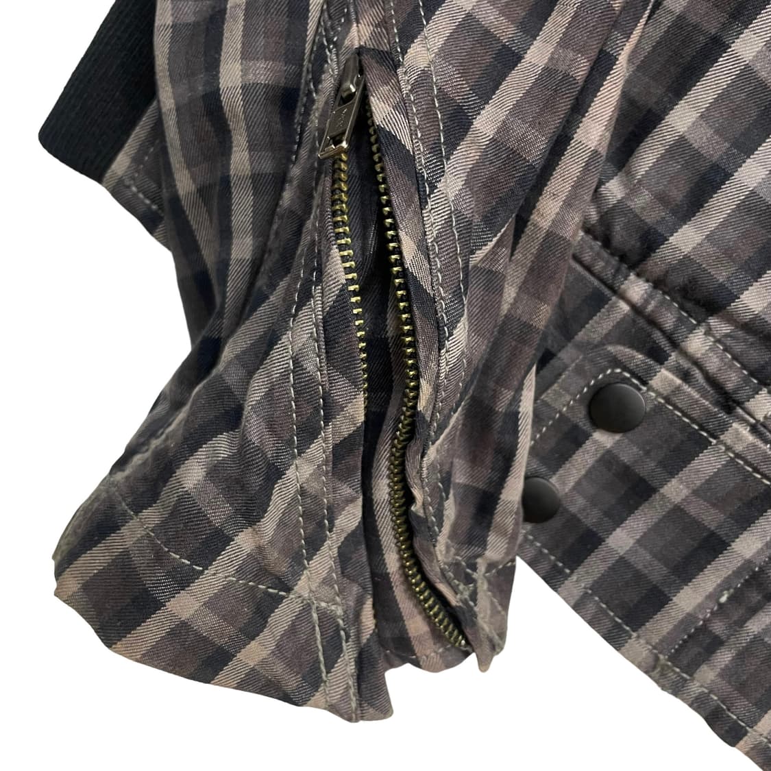 디젤 체크 봄버 라이더 자켓 상품이미지5