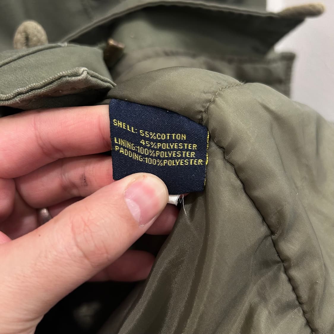 알파인터스트리 퀼팅 M65 롱 후드 야상 패딩 상품이미지4