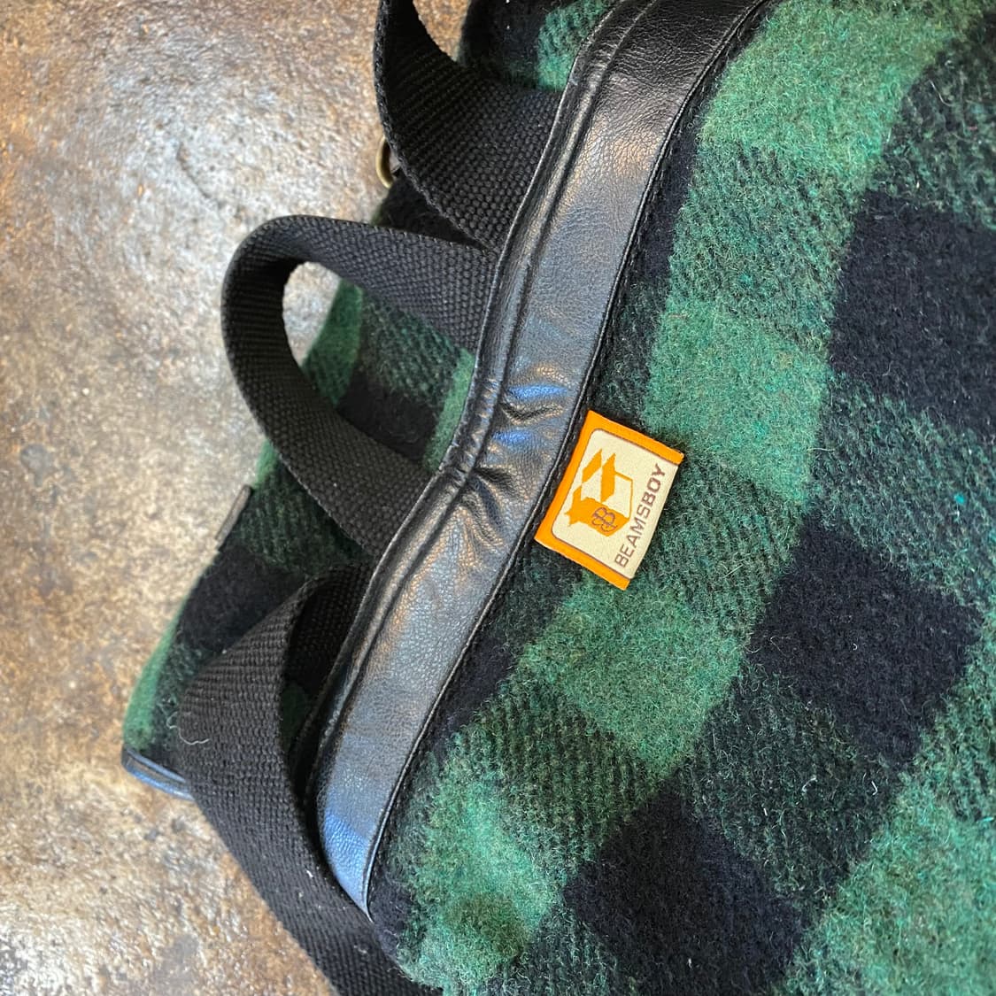 빔즈 체크 백팩 상품이미지7