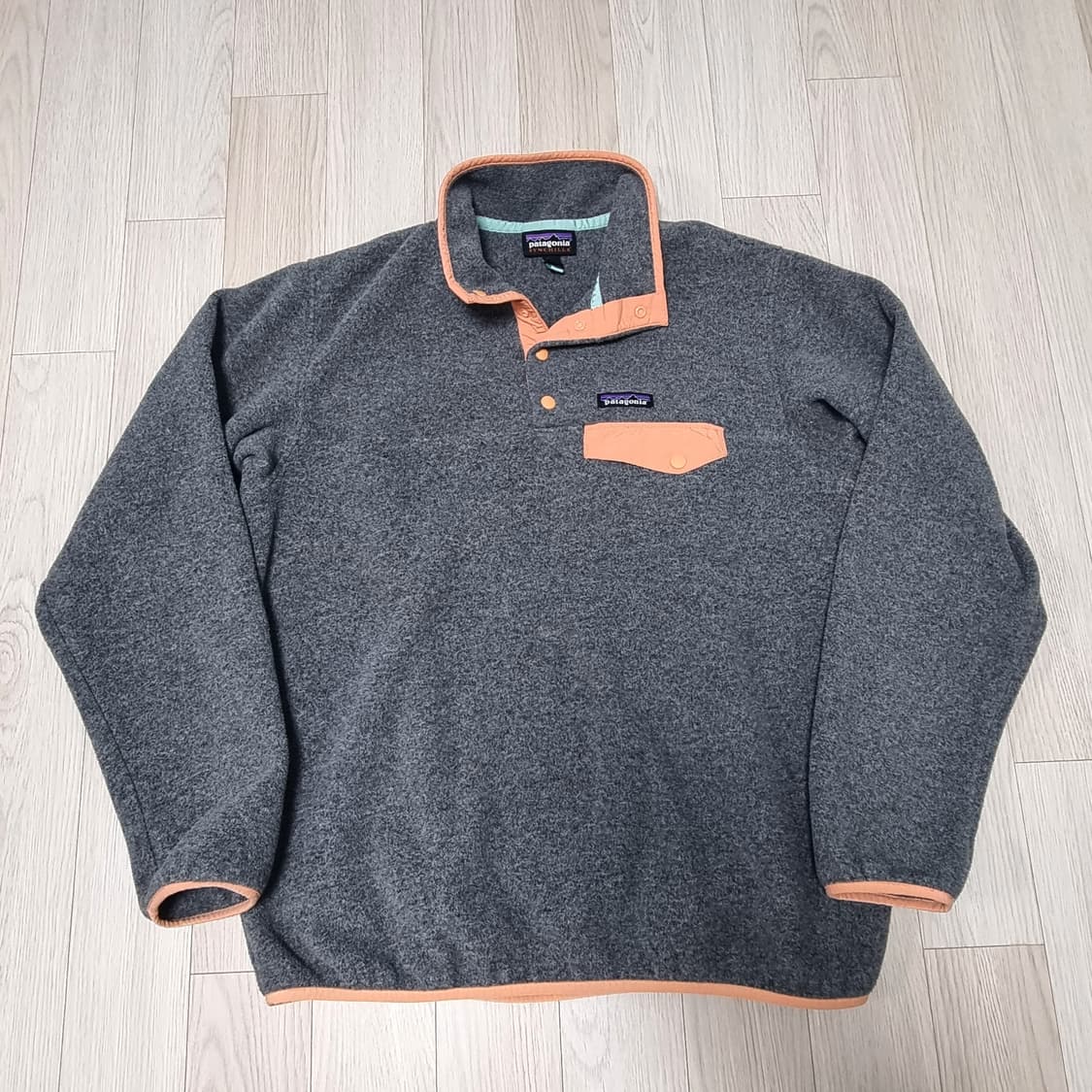맨즈L) 파타고니아 신칠라 그레이 남자 플리스 상품이미지5