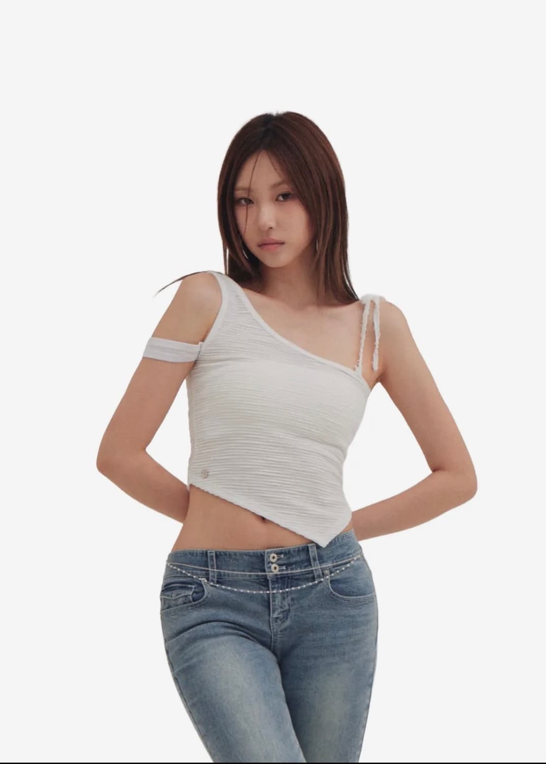 (택달린 새상품)포어링 보니탑 나시 m 상품이미지1