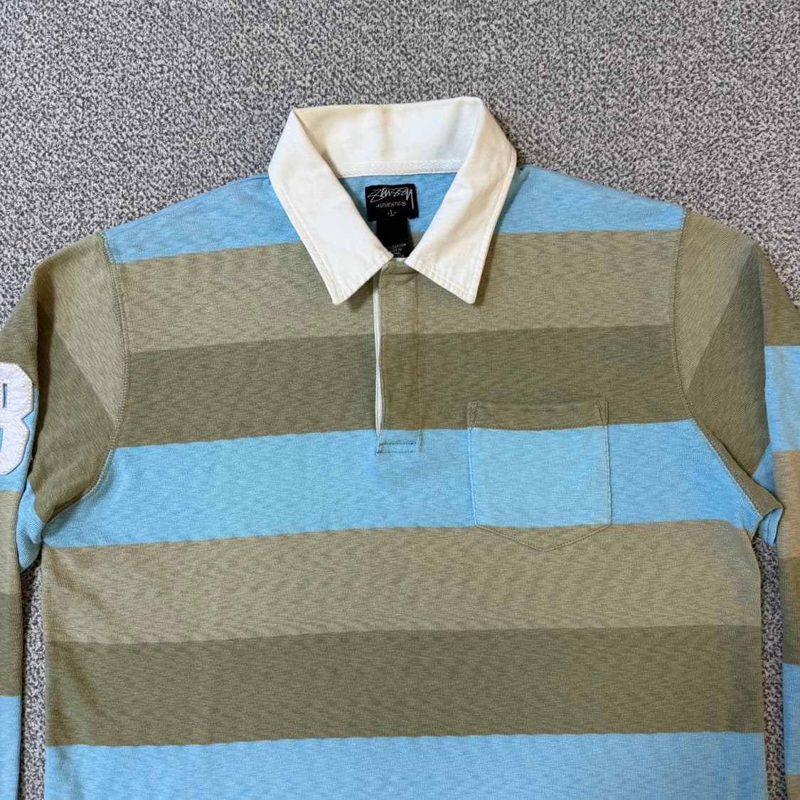 2000s 스투시 1989 월드투어 럭비티 상품이미지3