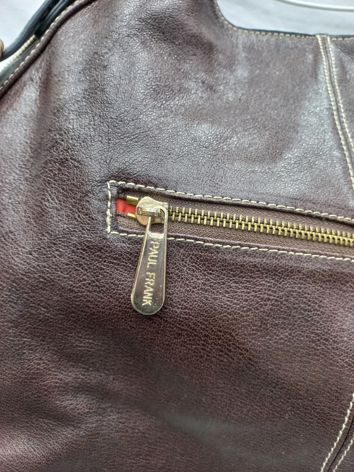 폴프랭크 브라운 가죽 숄더백 상품이미지5