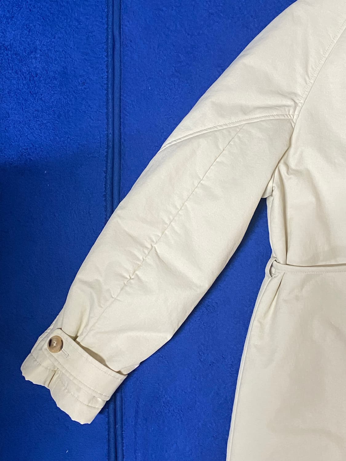 Umer 유메르 메르 트렌치 패딩 코트 바닐라 컬러 Free 상품이미지8