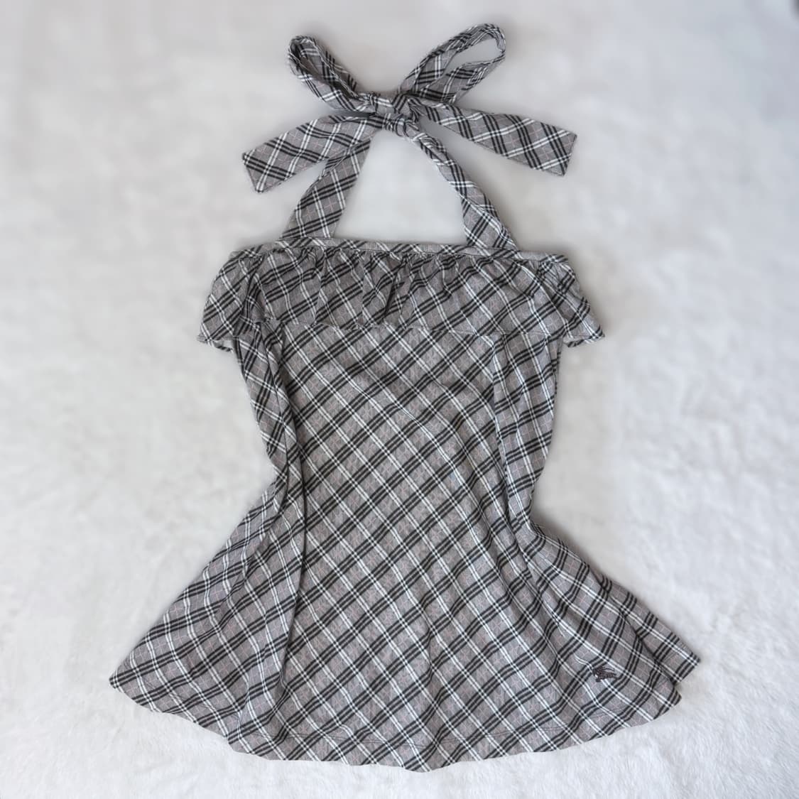 Burberry 버버리 블루라벨 대장템 라떼갸루 홀터넥≽^•⩊•^≼ 상품이미지1