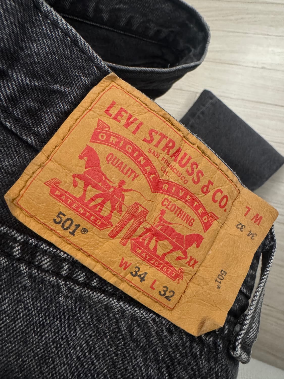 리바이스 스트레이트핏 501 34/32 상품이미지3