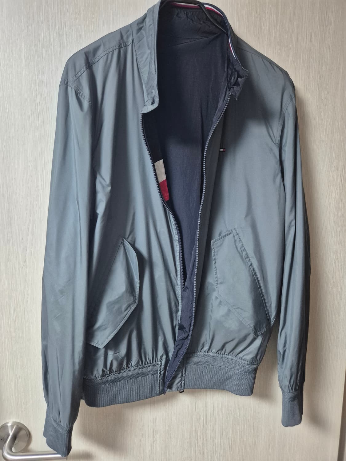 (20년) 타미 힐피거 봄버 자켓 라지 블루종 리버시블 해링턴 상품이미지3