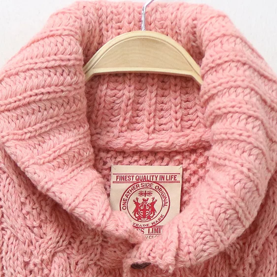 W CLOSET 딸기우유 꽈배기 울 니트 베스트 61505 상품이미지5