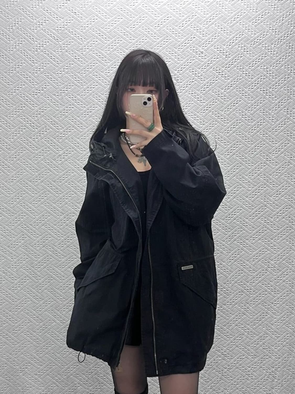 칼 카니 올드스쿨 레트로 빈티지 오버핏 야상 자켓 M C09627 상품이미지2