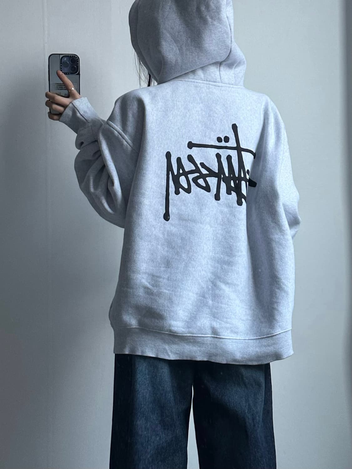 스투시 스탁로고 에쉬해더 후드티 상품이미지2