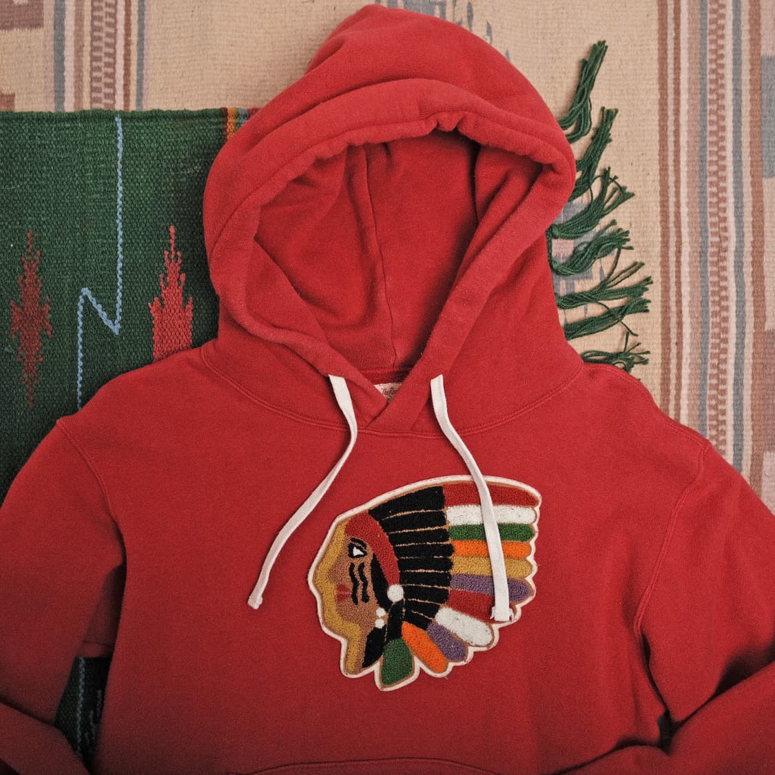 리얼맥코이 인디언 패치 헤비 스웻 후디 36사이즈 (추천 44-55) 상품이미지4