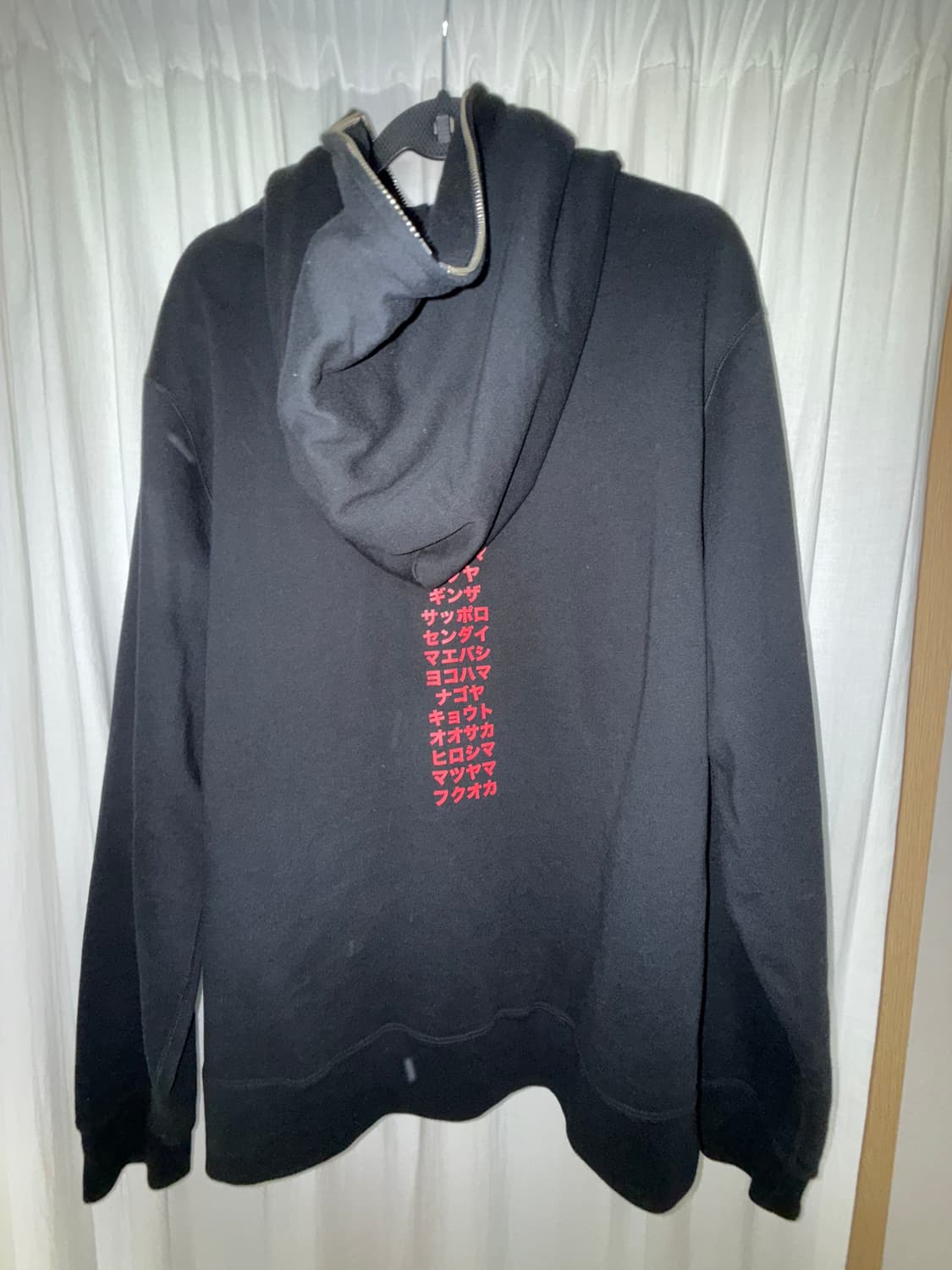 베이프 블랙 후드집업 상품이미지2