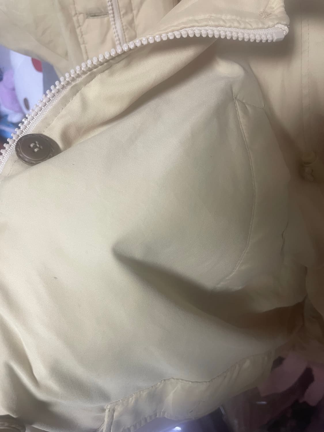 모리걸 빈티지 체크 후드 점퍼 💛🧡 상품이미지8