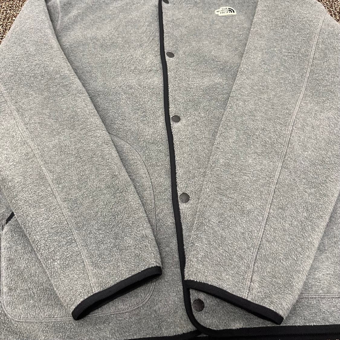 노스페이스 후리스 집업 가디건 자켓 그레이 110(2XL) 상품이미지4