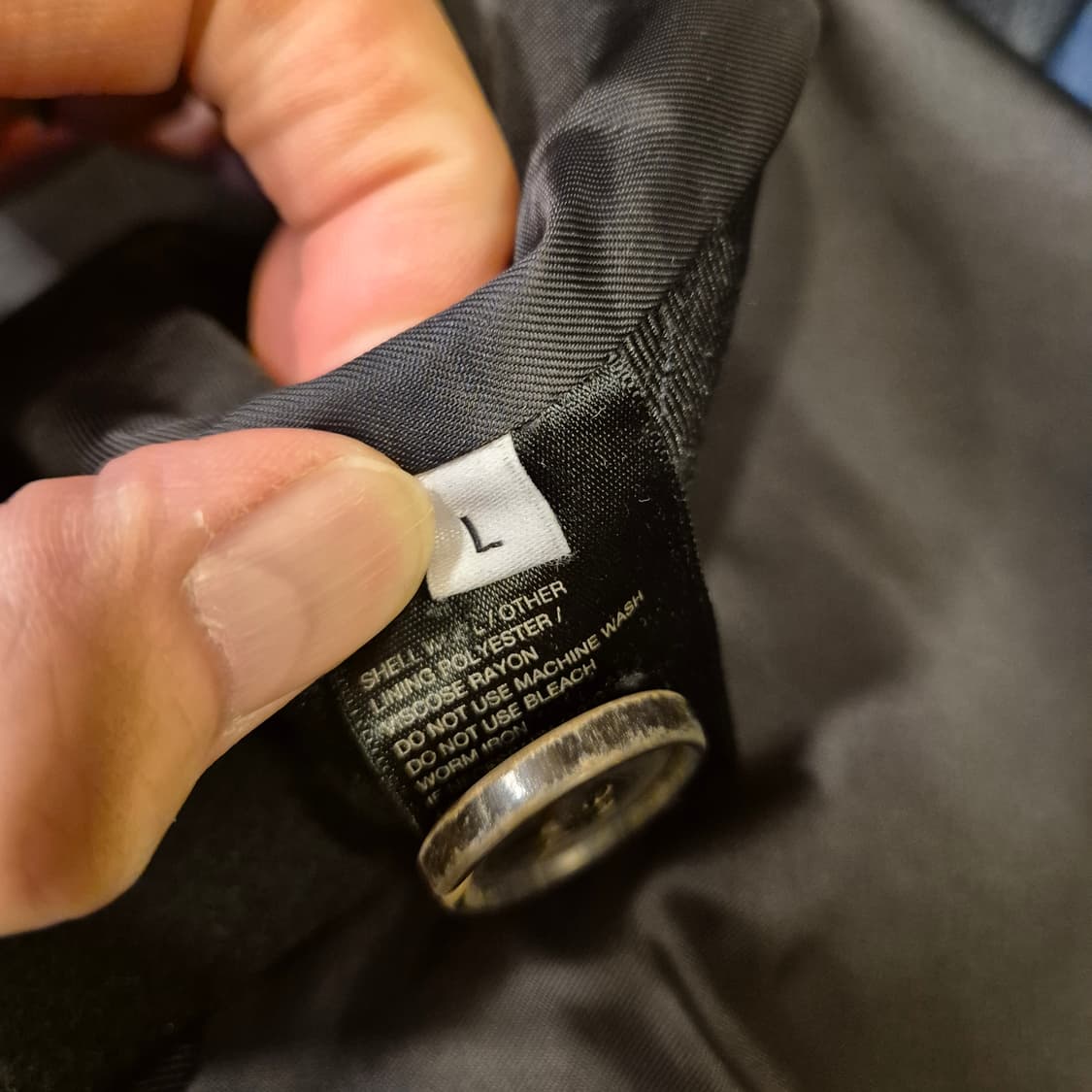 L(착샷잇음) 비바스튜디오 블랙 울 싱글롱코트  상품이미지6