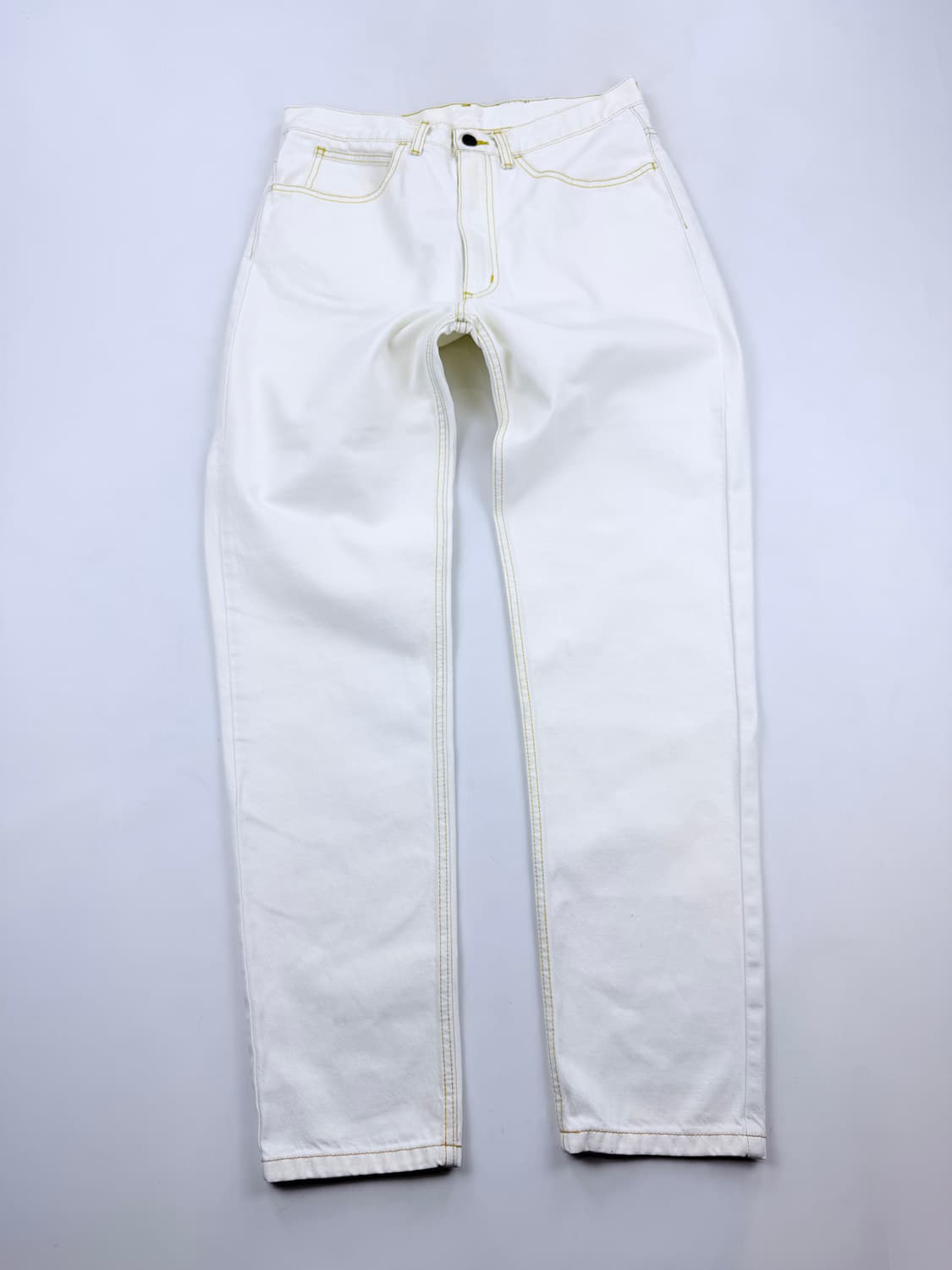 카브엠트 옐로우 스티치포인트 코튼팬츠 상품이미지1