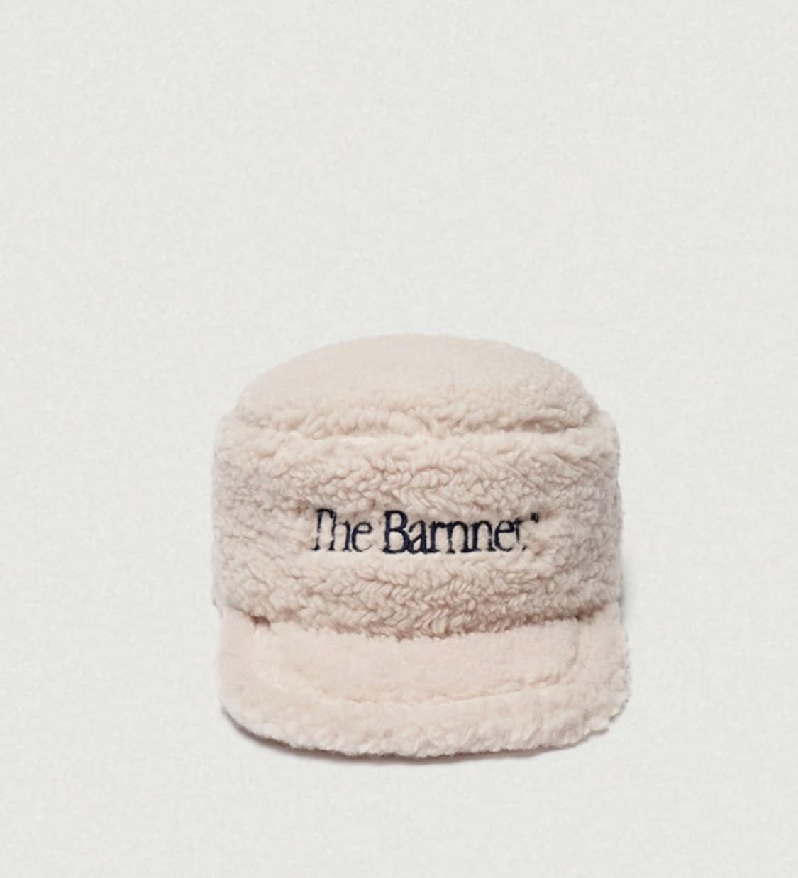 더바넷 뽀글이 볼캡 모자 lvory curly logo cap 상품이미지1