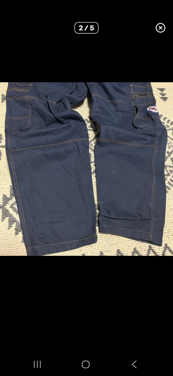 VTG 빅사이즈 멀티 디테일 와이드 데님팬츠 상품이미지2