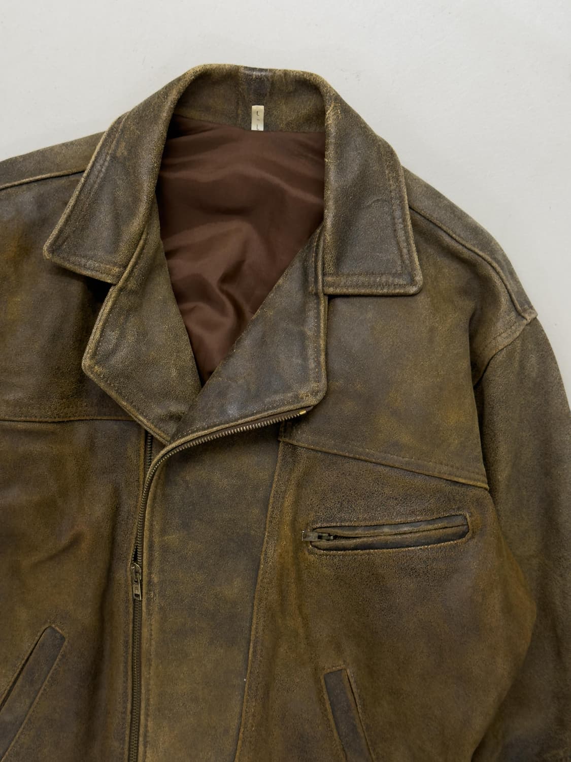 빈티지 레더 자켓 상품이미지5