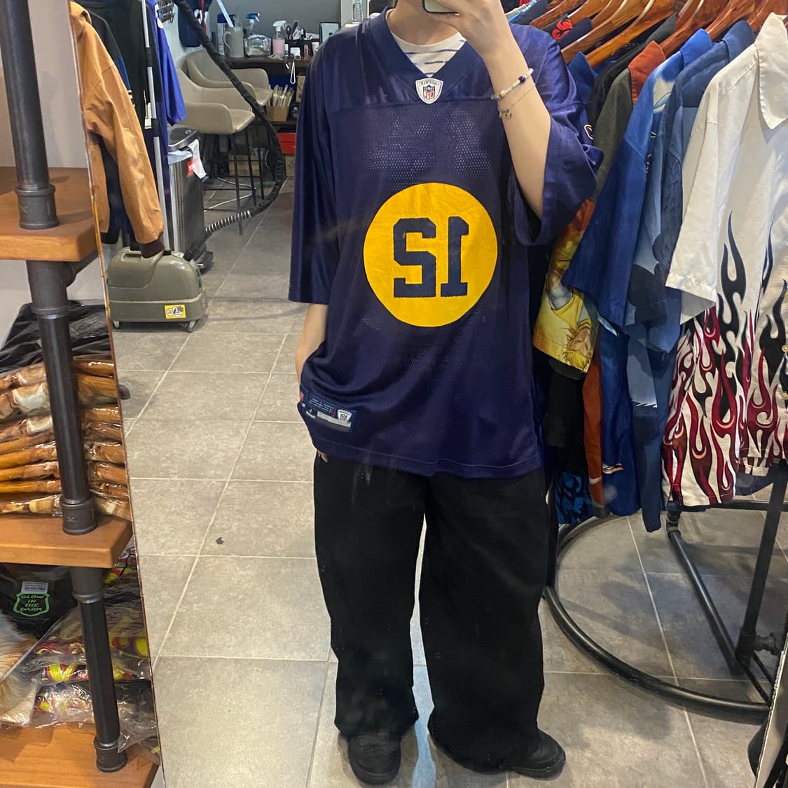 [NO.9] NFL 풋볼 져지 반팔티 네이비 상품이미지4