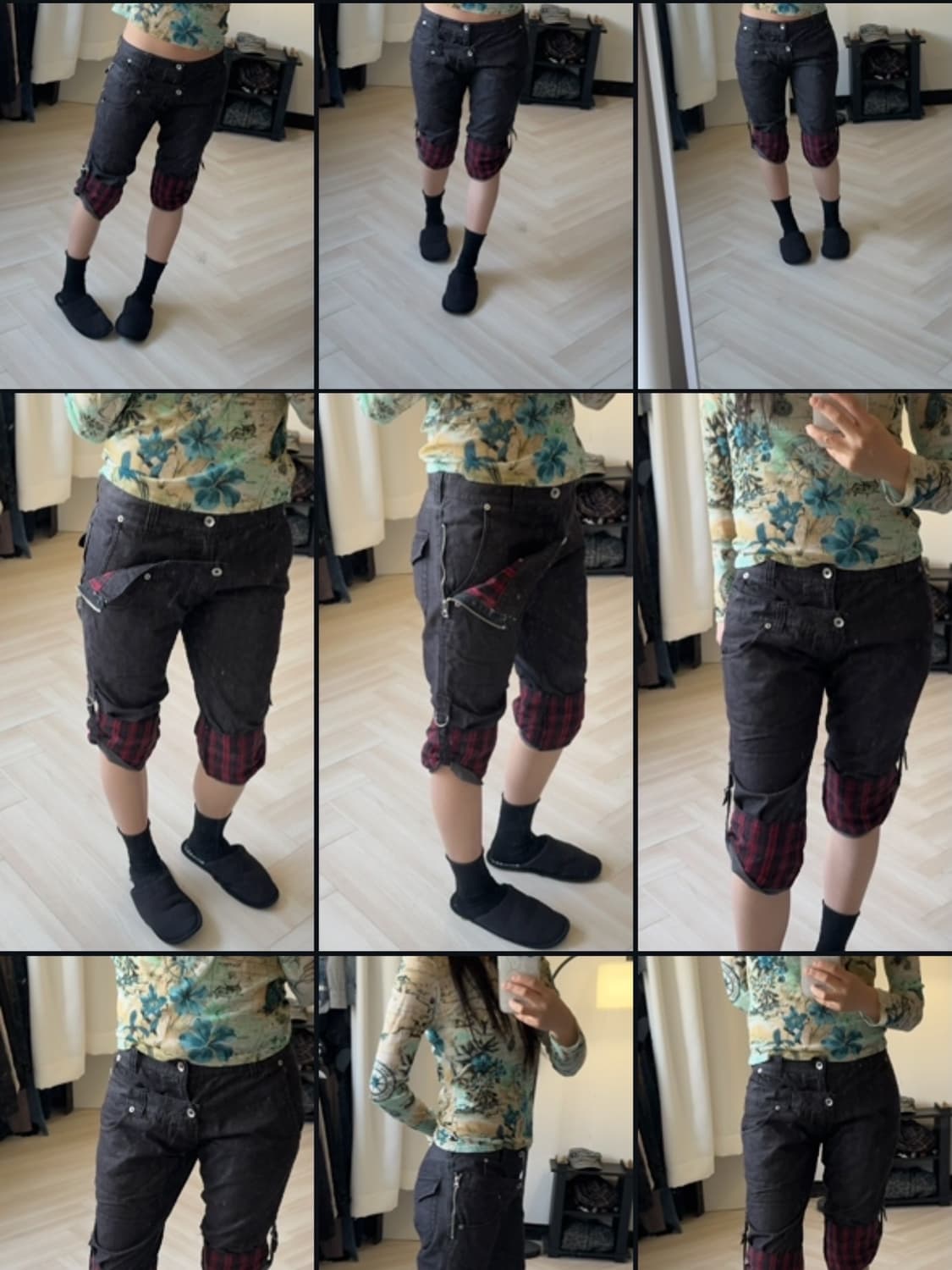 [SEMANTIC DESIGN] two button check denim 상품이미지10