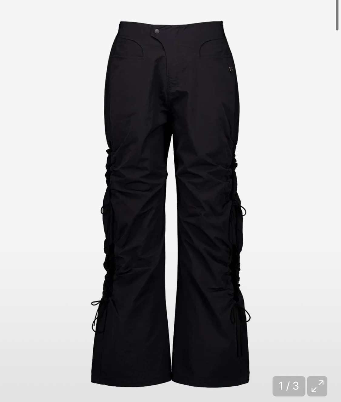 셋업이엑스이 SIDE HOLE PANTS / BLACK 상품이미지1