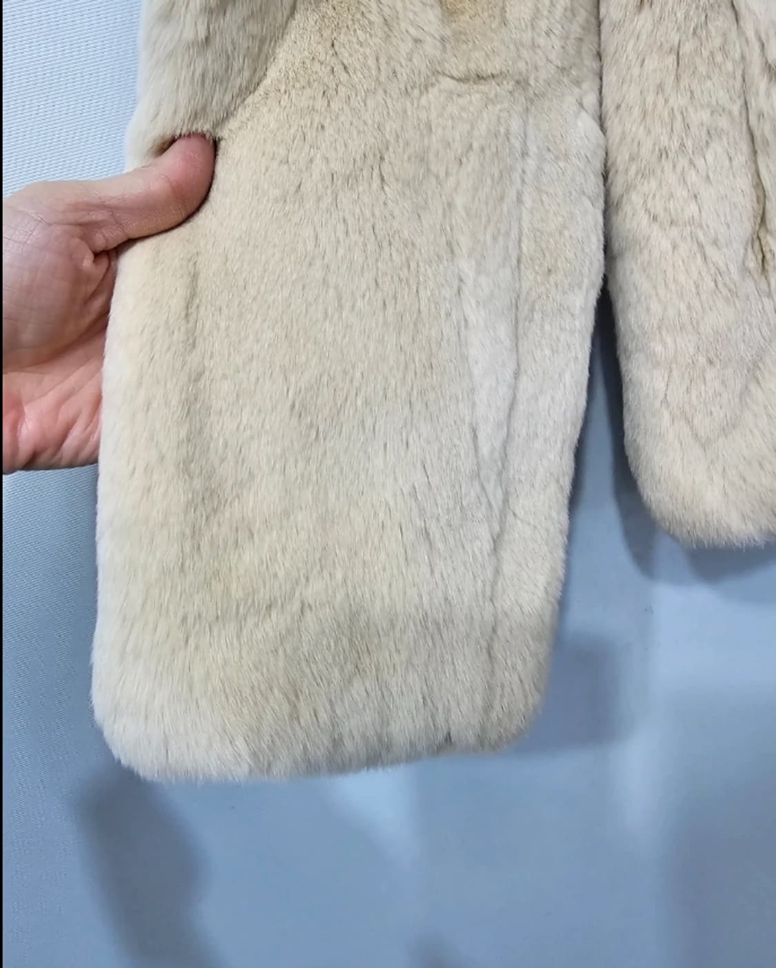 한섬 SYSTEM 시스템 밍크 후드 코트 ~55 상품이미지7