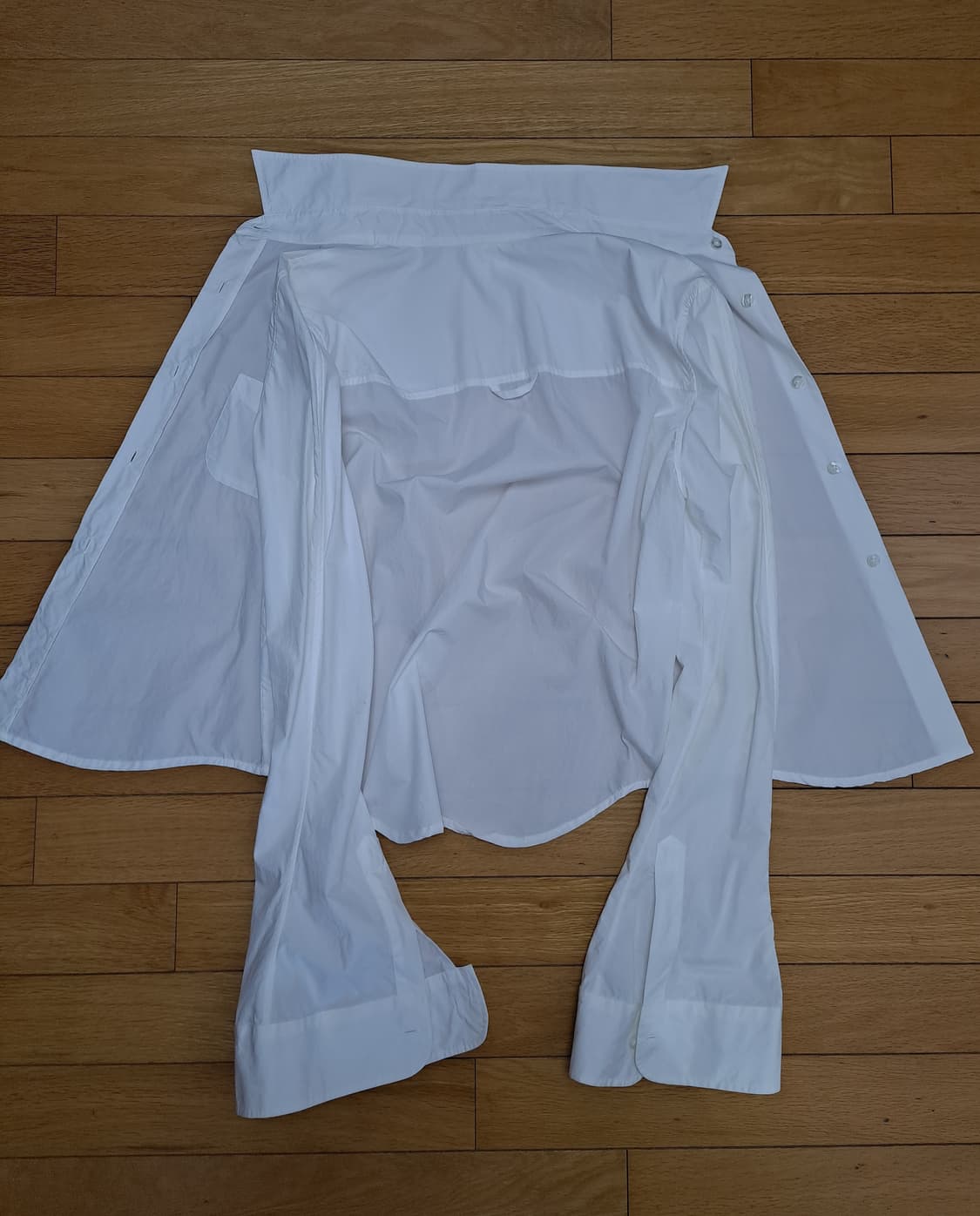 VETEMENTS 여성용 화이트 셔츠 M 상품이미지6