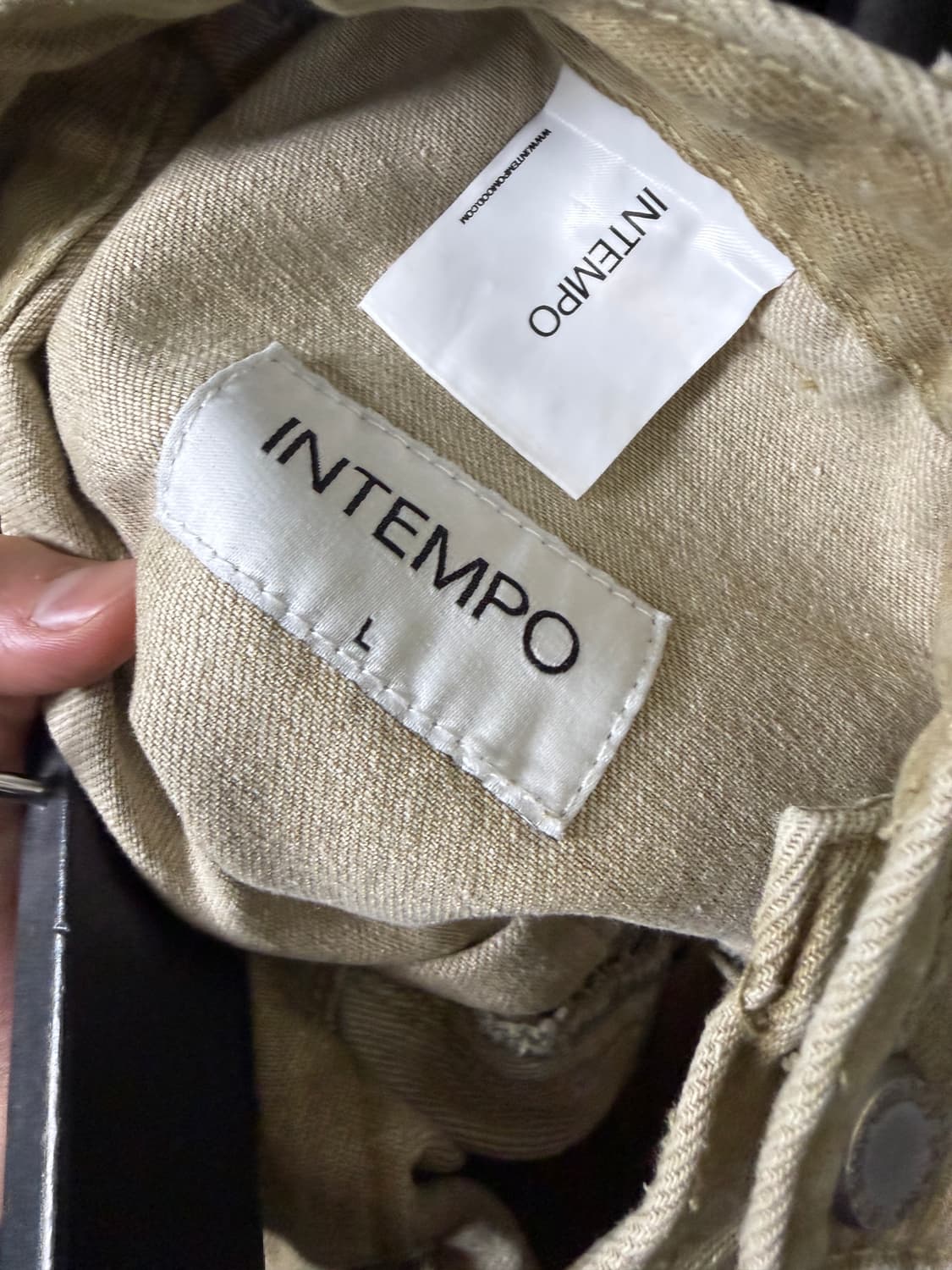 인템포무드 유즈드 워시 버뮤다 팬츠(L) 상품이미지7