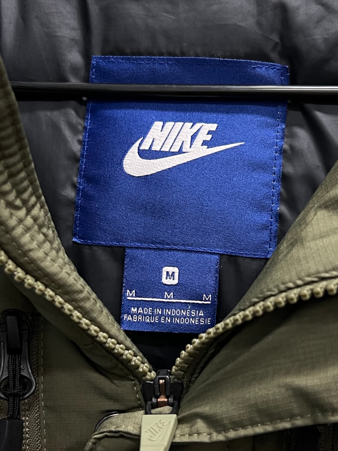 (M) 나이키 퓨추라 덕다운 롱 패딩 자켓 카키 상품이미지4