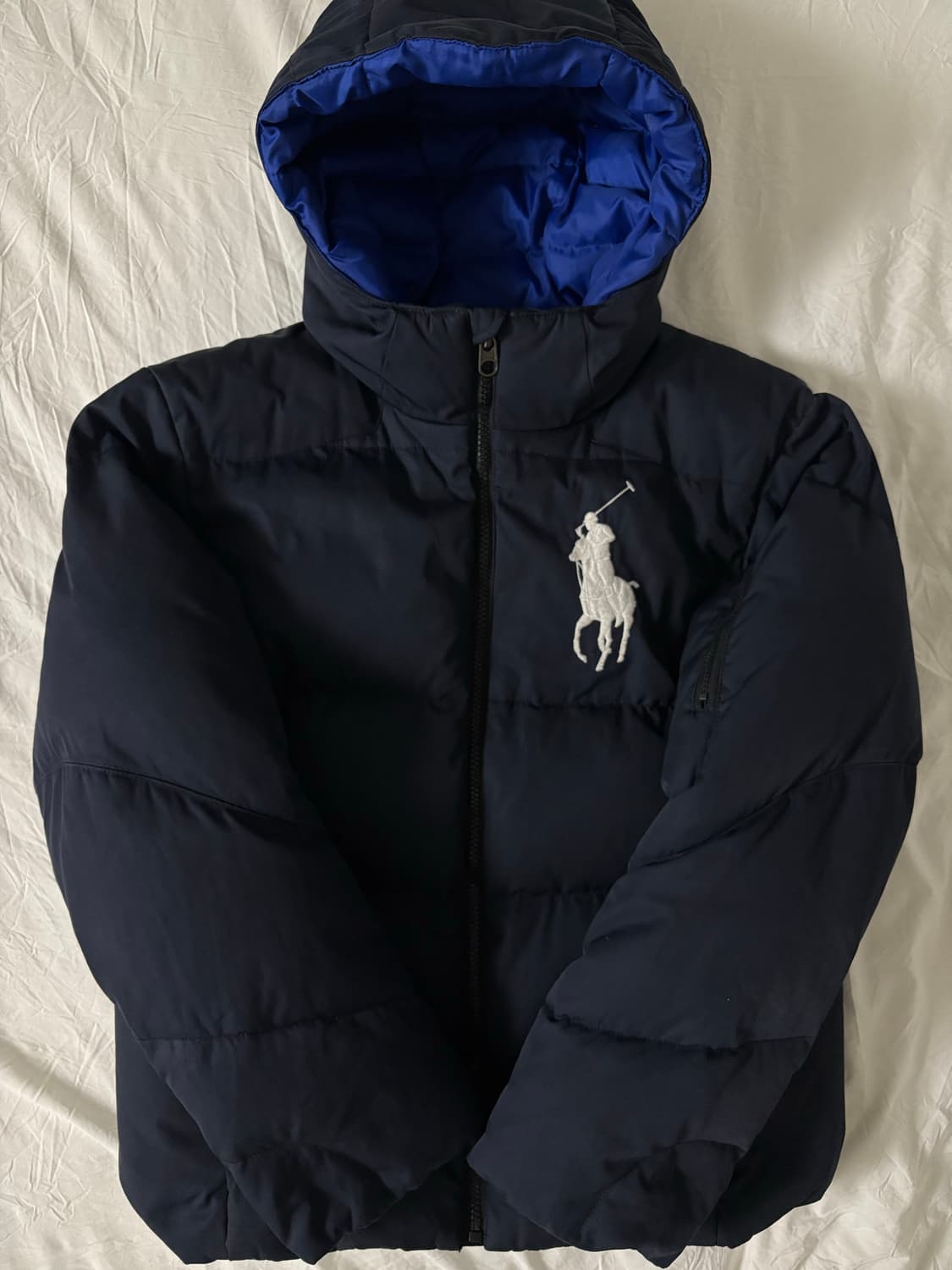 폴로 빅포니 패딩 네이비 상품이미지2