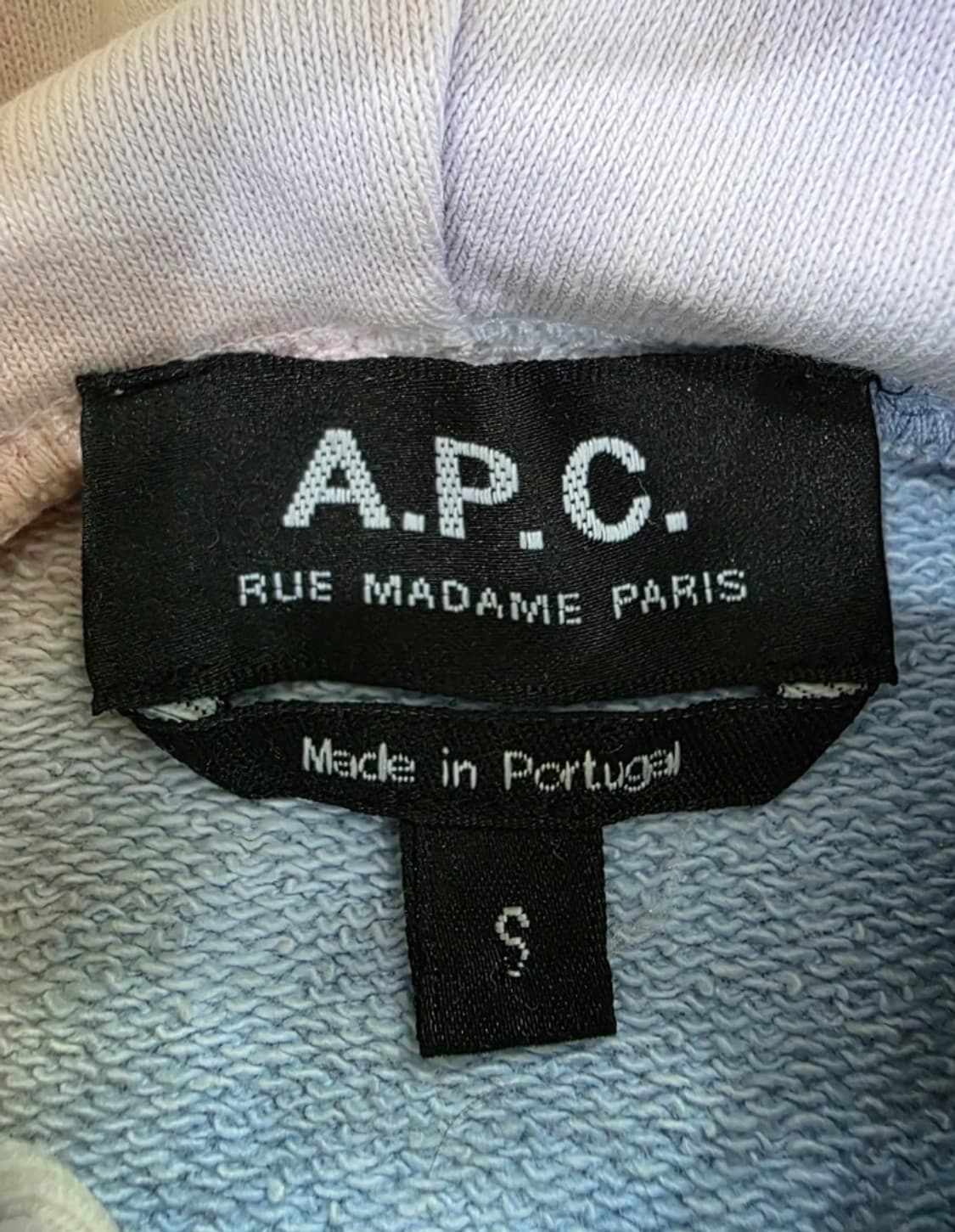 A.P.C. 아페쎄 타이다이 후드티 남녀공용 S 상품이미지9