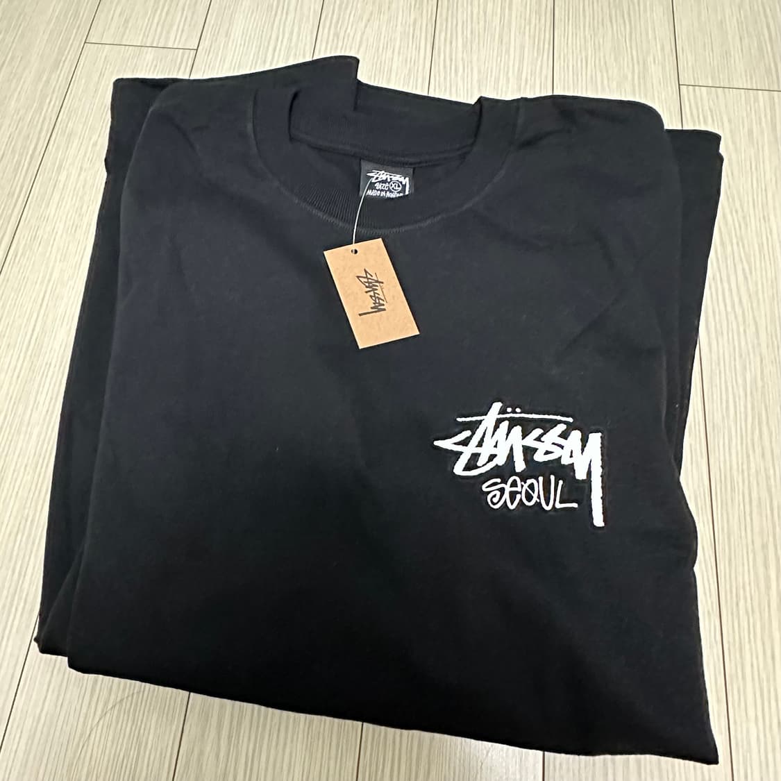 스투시 서울 티셔츠 블랙 XL 새상품 상품이미지1