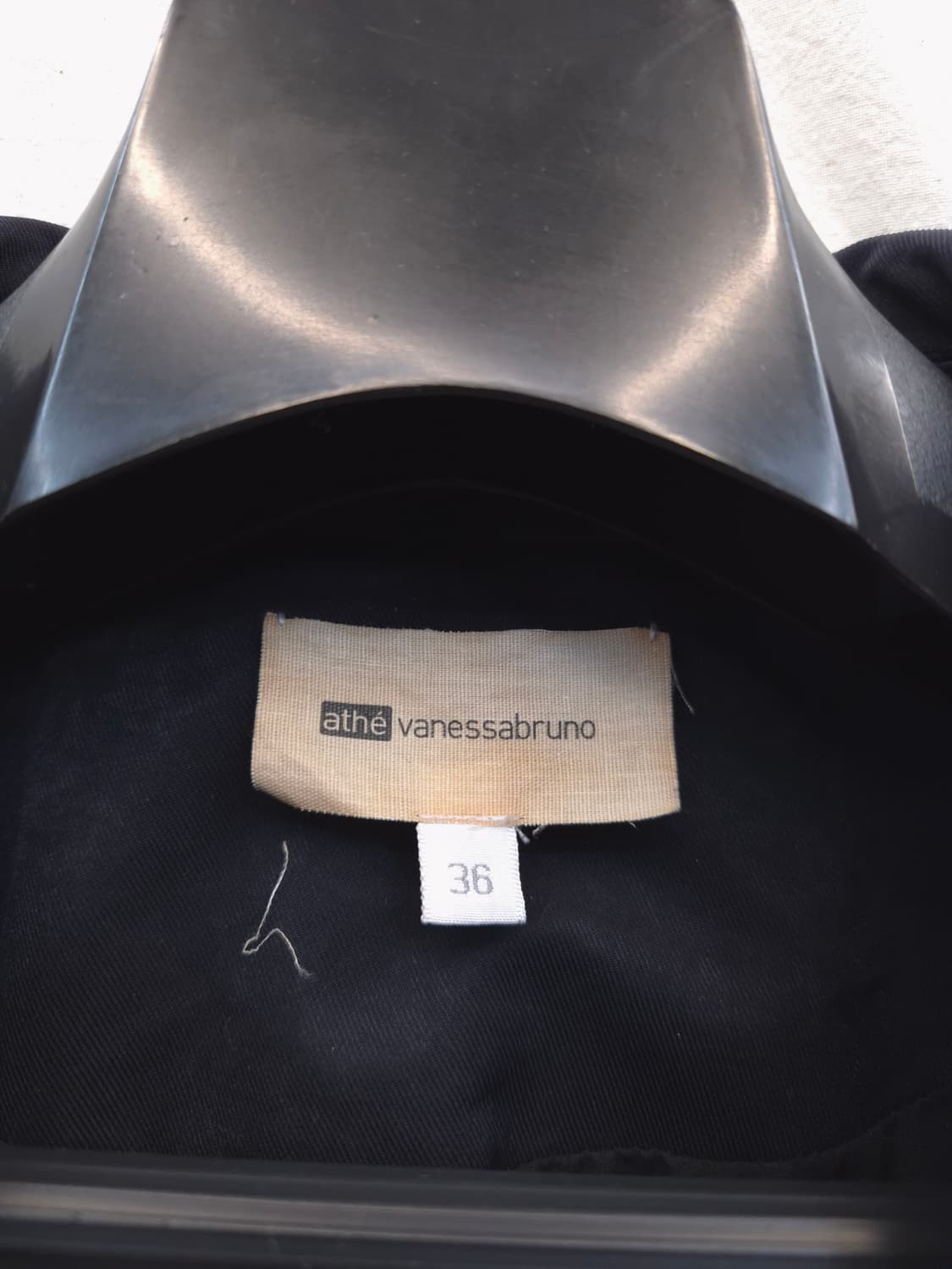 아떼바네사브루노 트렌치코트 블랙 36 상품이미지2