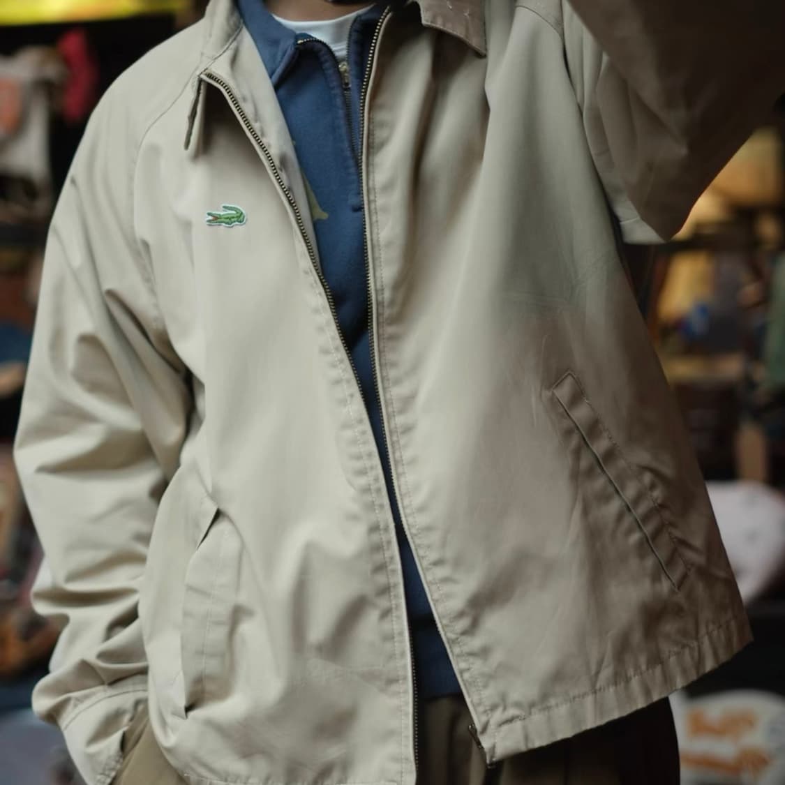 Lacoste 90s-00s 빈티지 라코스테 블루종 자켓 상품이미지4