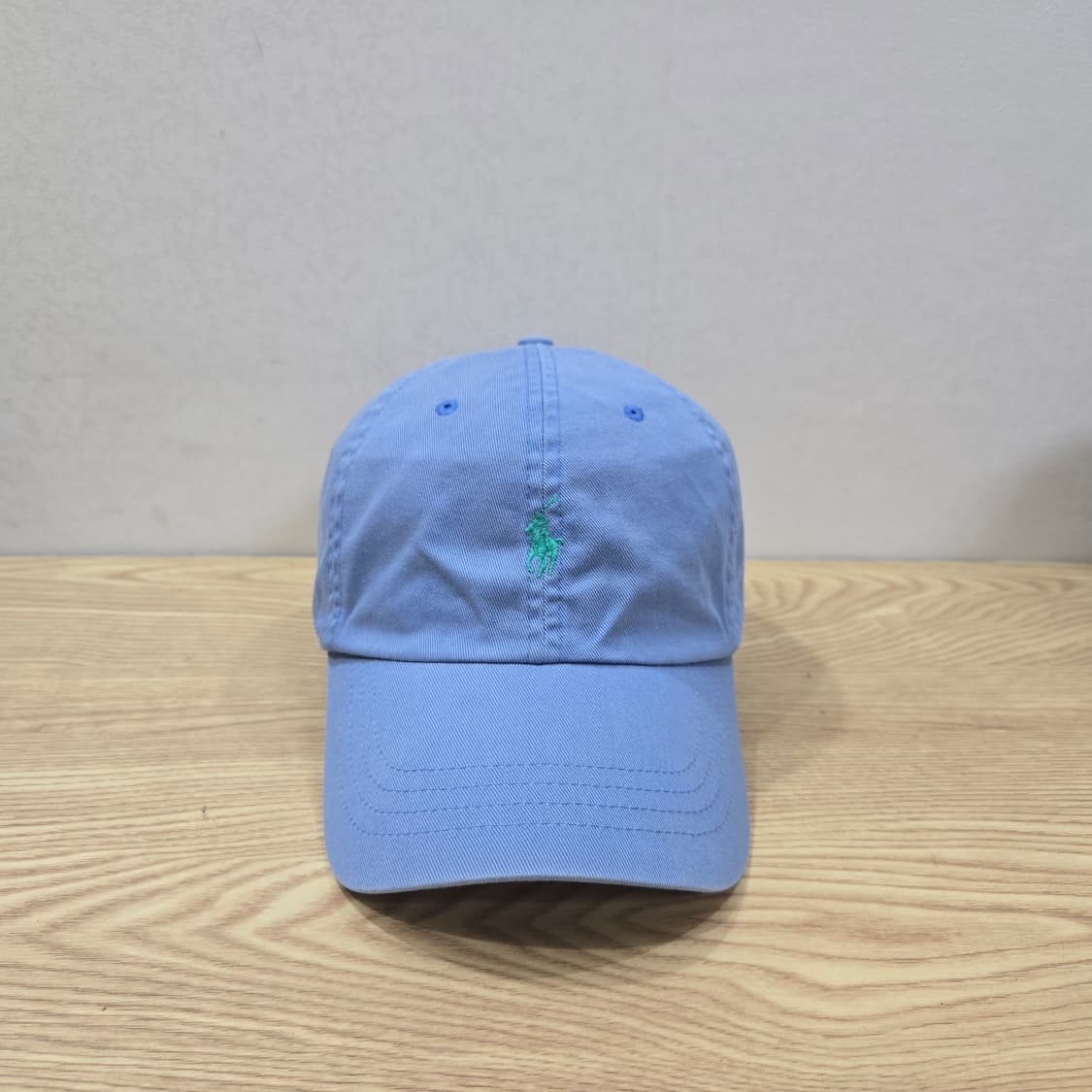 [OS] 폴로랄프로렌 구형 가죽끈 볼캡 스카이 상품이미지1