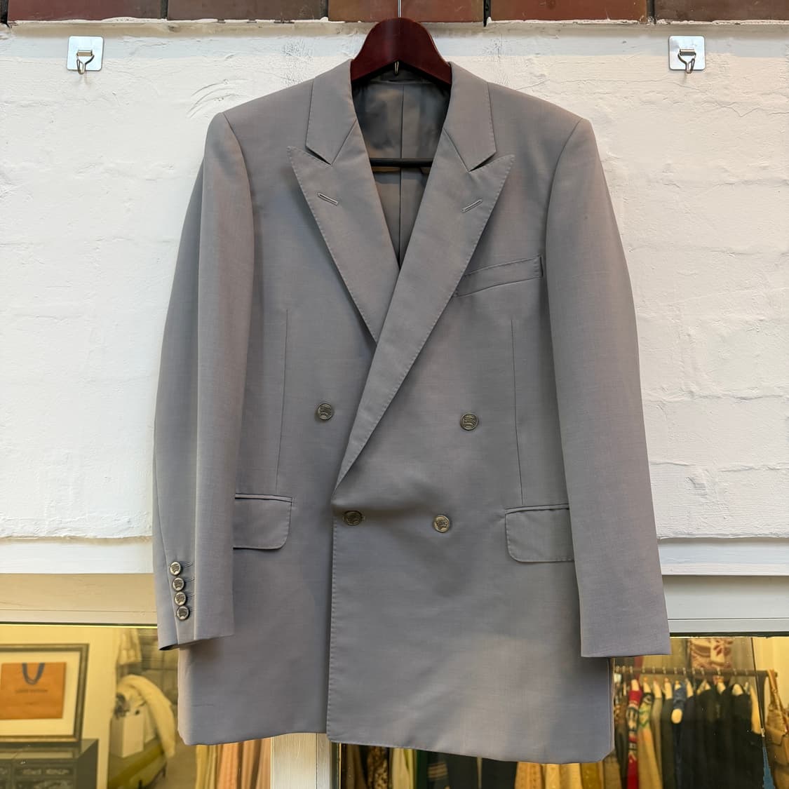 Burberrys 버버리 실버 더블 블레이저 L 상품이미지1