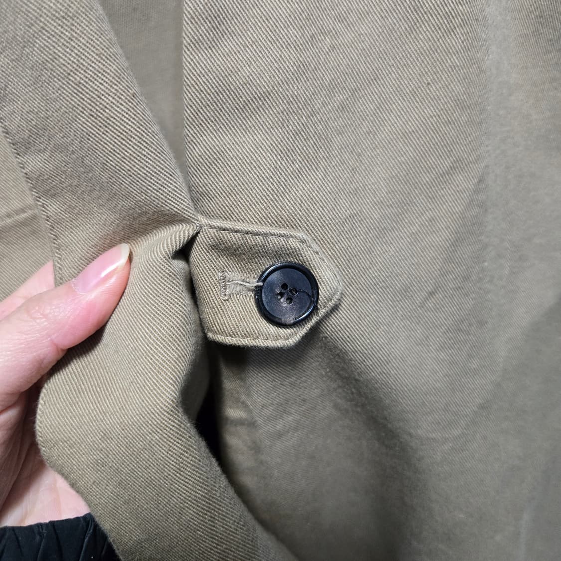 스튜디오 톰보이 브이넥 노카라  코쿤 코트  상품이미지3