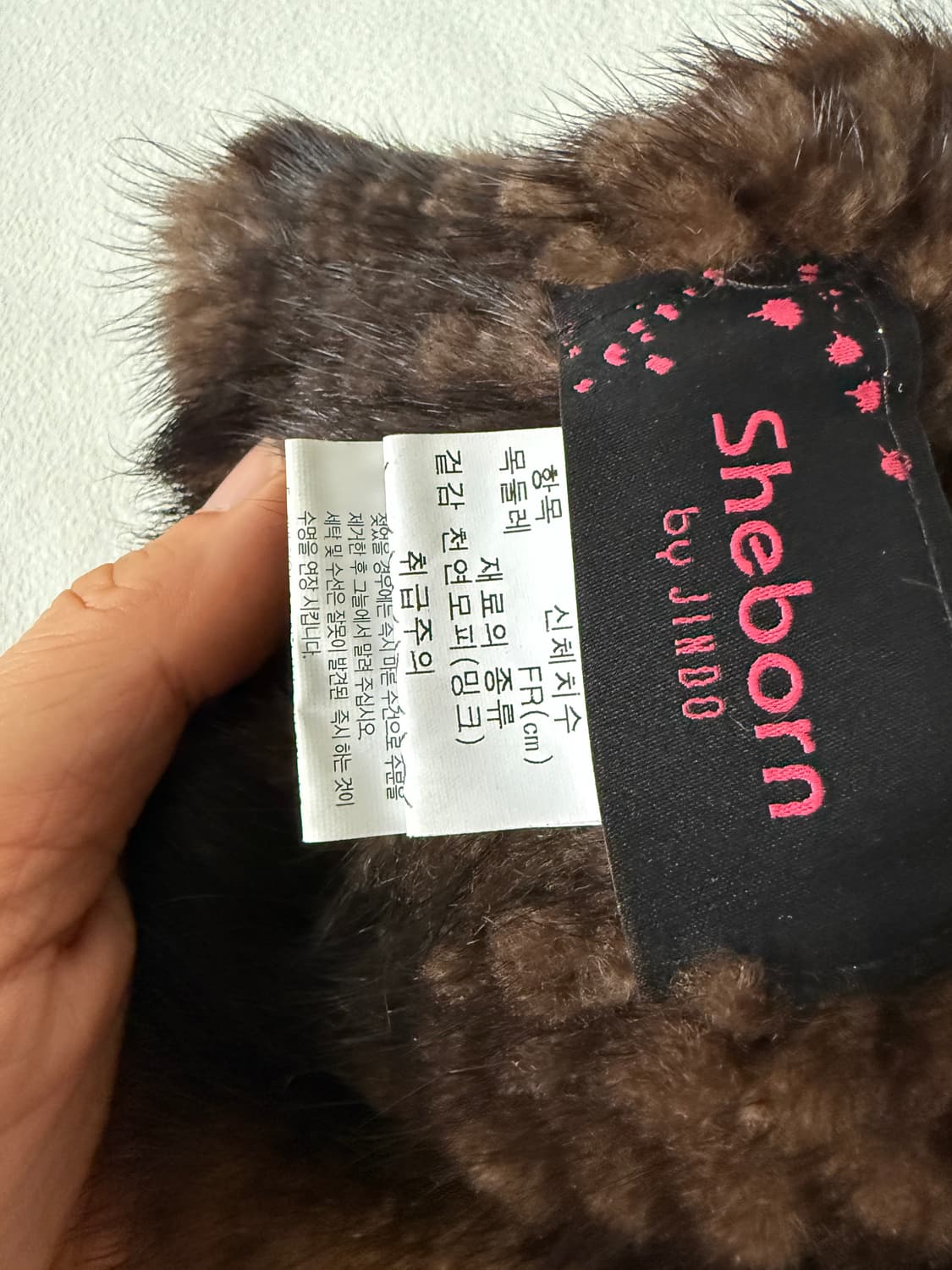 Sheborn by JINDO 밍크 머플러 상품이미지4