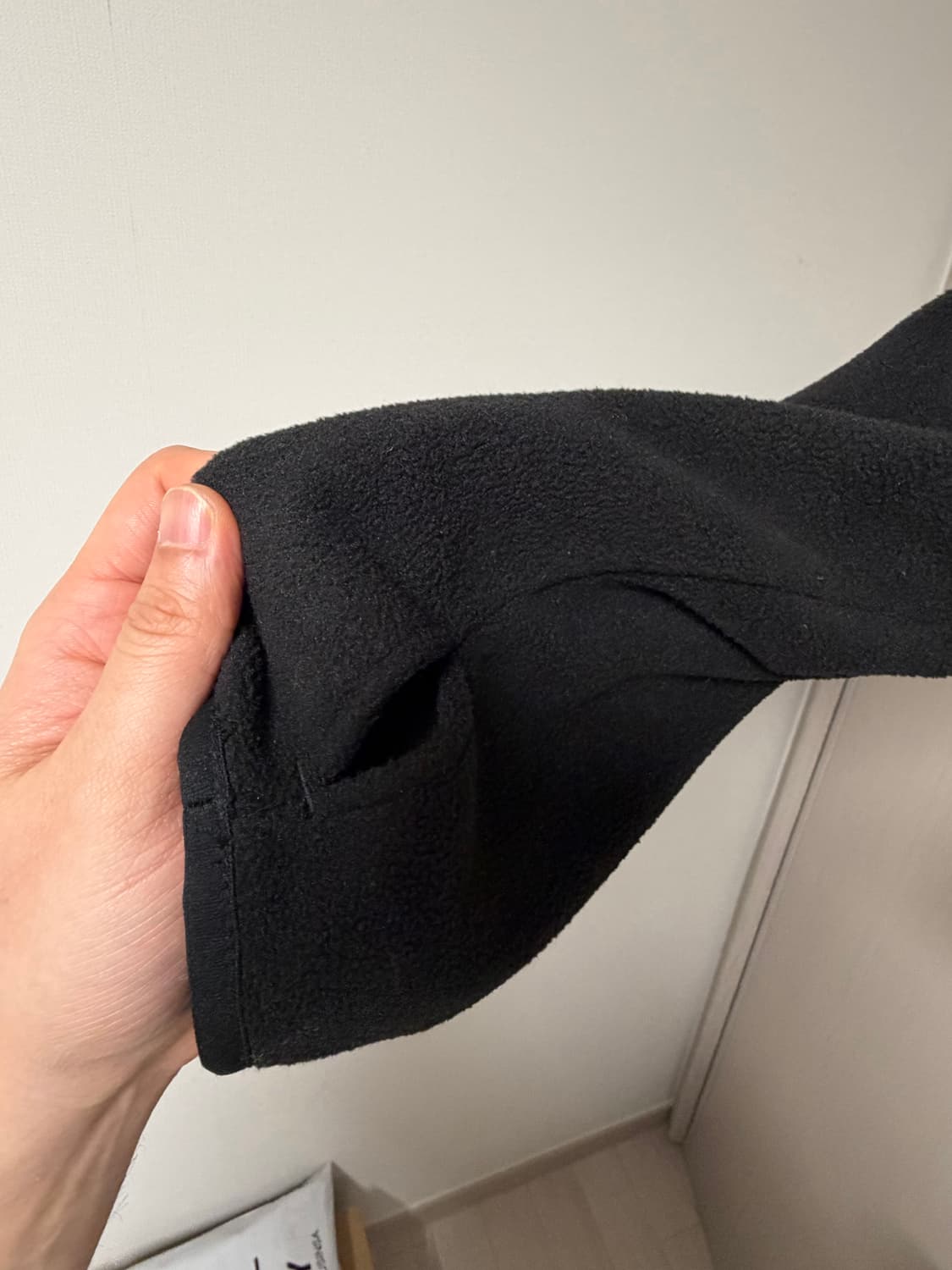 무탠다드 폴라 플리스 래글런 하이넥 재킷 블랙 상품이미지4