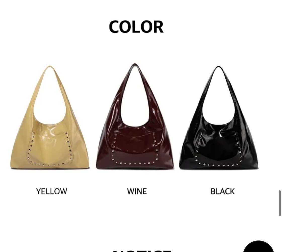 기호 khiho 스터드 포포 백 (현재 단종) 상품이미지2